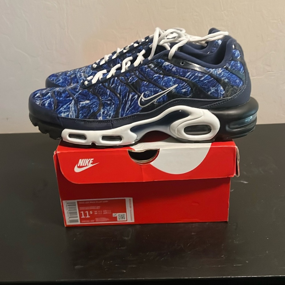 Nike Air Max Plus “Shattered Ice” - Midnight Navy / White - 11.5